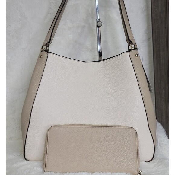 WoW! kate spade New York Designer Shoulder Bag Purse Tote Handbag + Wallet NWT - Picture 2 of 14